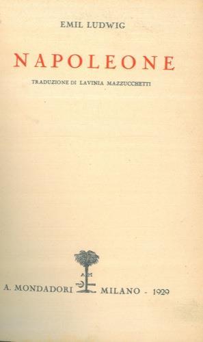 Napoleone - Emil Ludwig - copertina