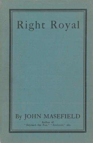 Right royal - John Masefield - copertina