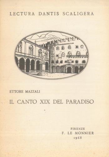 Il canto XIX del Paradiso - Ettore Mazzali - copertina