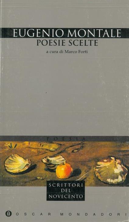 Poesie scelte (1920-1970) - Eugenio Montale - copertina