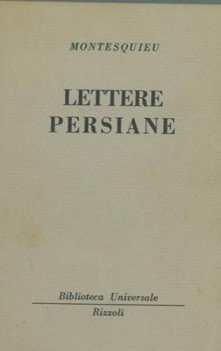 Lettere persiane - Charles L. de Montesquieu - copertina