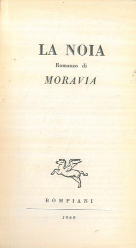 La noia - Alberto Moravia - copertina