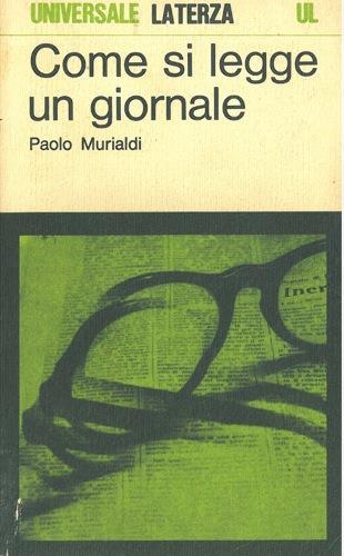 Come si legge un giornale - Paolo Murialdi - copertina