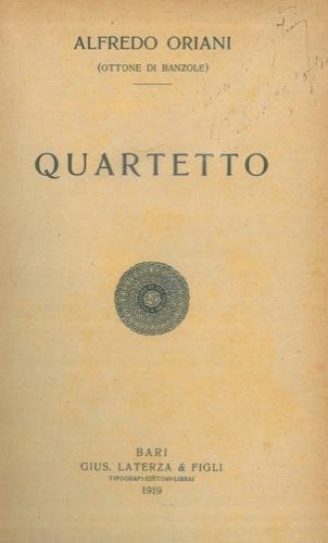 Quartetto - Alfredo Oriani - copertina