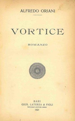 Vortice - Alfredo Oriani - copertina