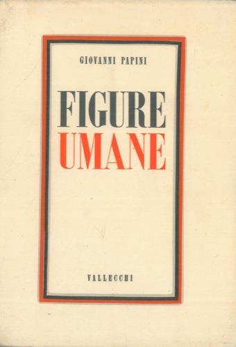 Figure umane - Giovanni Papini - copertina