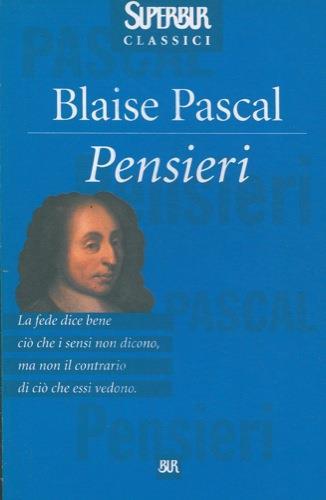 Pensieri - Blaise Pascal - copertina