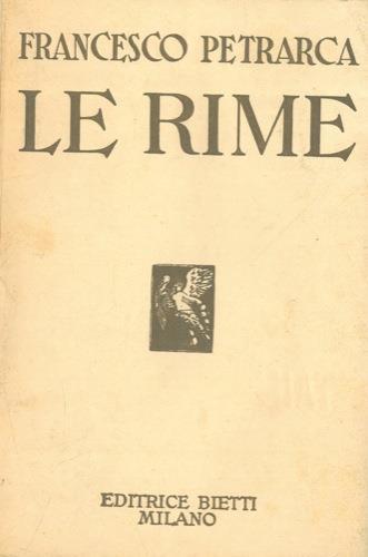 Le rime - Francesco Petrarca - copertina