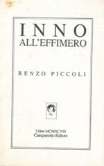 Inno all'effimero. 99 sonetti e una concione mediterranea
