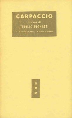 Carpaccio - Terisio Pignatti - copertina