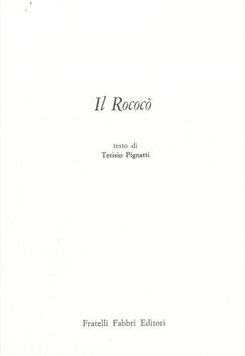Il Rococò - Terisio Pignatti - copertina