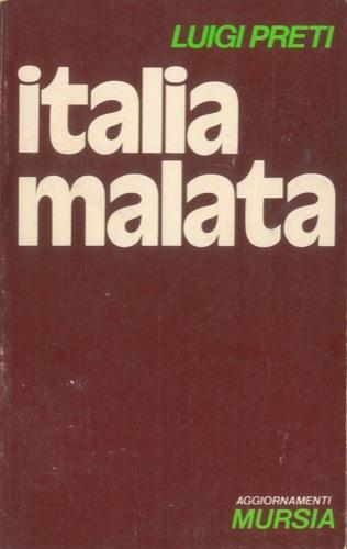Italia malata - Luigi Preti - copertina