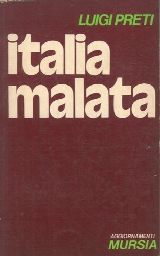 Italia malata - Luigi Preti - copertina