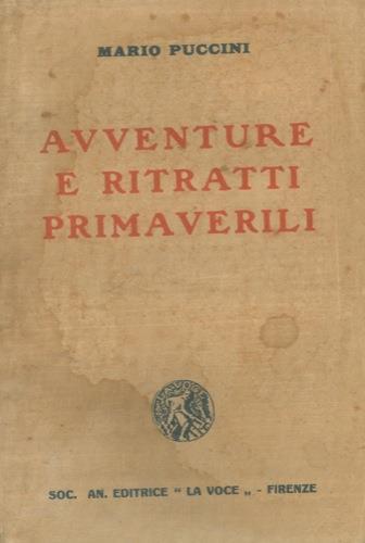 Avventure e ritratti primaverili - Mario Puccini - copertina