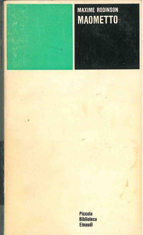 Maometto - Maxime Rodinson - copertina