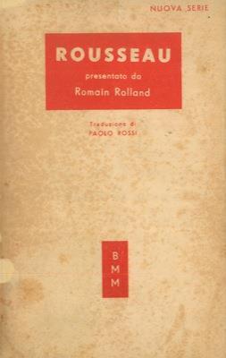 J. J. Rosseau - Romain Rolland - copertina