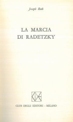 La marcia di Radetzky - Joseph Roth - copertina