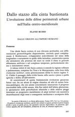 Dallo stazzo alla cinta bastionata. L'evoluzione delle difese perimetrali urbane nell'Italia Centro-meridionale