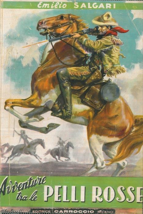 Avventure fra le pelli rosse - Emilio Salgari - copertina
