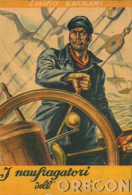 I naufragatori dell' Oregon - Emilio Salgari - copertina
