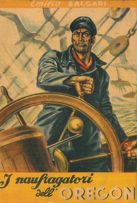 I naufragatori dell' Oregon - Emilio Salgari - copertina