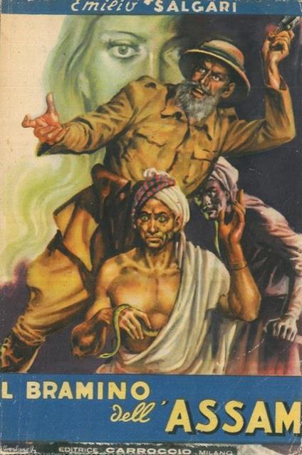 Il bramino dell'Assam - Emilio Salgari - copertina