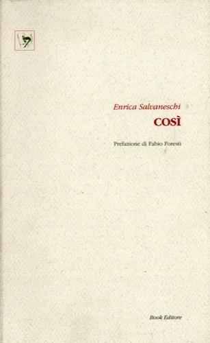 Così - Enrica Salvaneschi - copertina