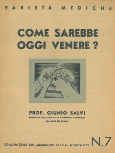 Come sarebbe oggi Venere - Giuseppe Salvi - copertina