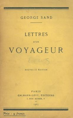 Lettres d'un voyageur - George Sand - copertina