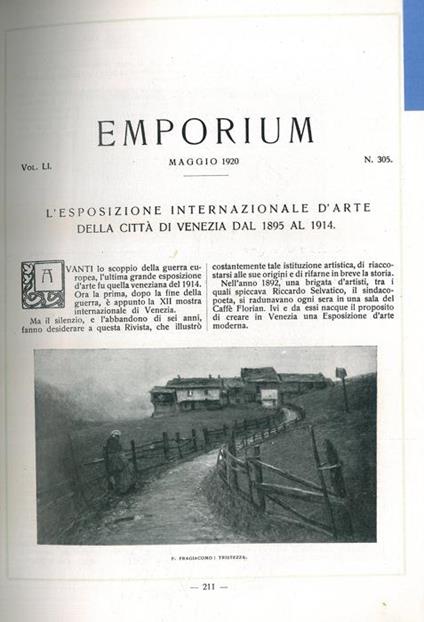L' Esposizione Internazionale d'Arte della città di Venezia dal 1895 al 1914. La XII Mostra d'Arte a Venezia - Francesco Sapori - copertina