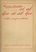 Et ab hic at ab hoc. 4. Altre iscrizioni eclettiche