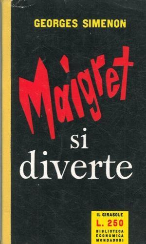 Maigret si diverte - Georges Simenon - copertina