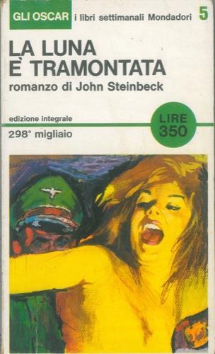 La luna é tramontata - John Steinbeck - copertina