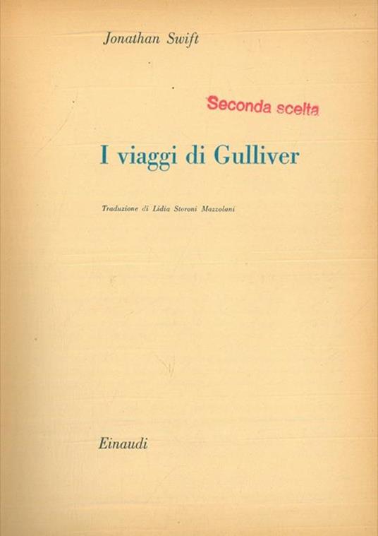 I viaggi di Gulliver - Jonathan Swift - copertina