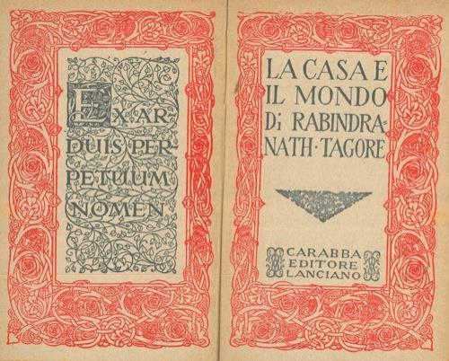La casa e il mondo - Rabindranath Tagore - copertina