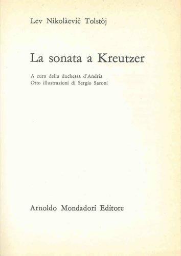 La sonata a Kreutzer - Lev Tolstoj - copertina
