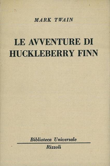 Le avventure di Huckleberry Finn - Mark Twain - copertina