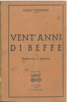Vent'anni di beffe - Carlo Veneziani - copertina