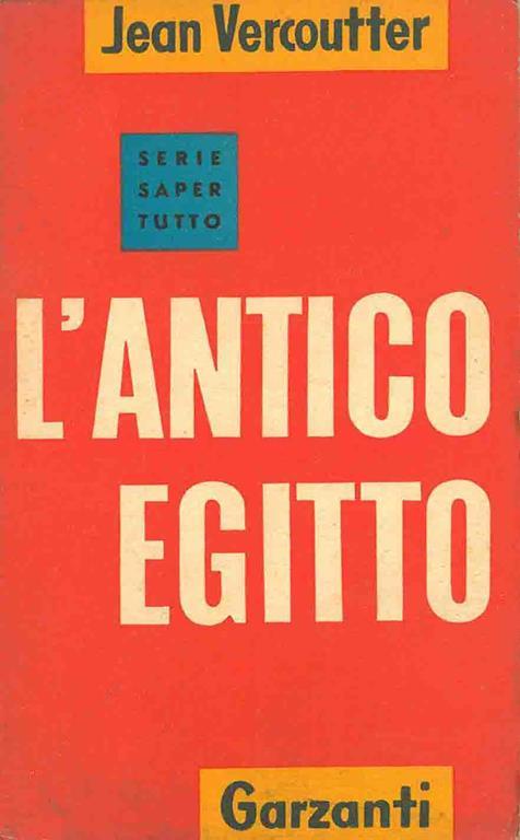 L' antico Egitto - Jean Vercoutter - copertina