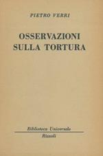 Osservazioni sulla tortura