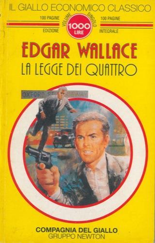 La legge dei quattro - Edgar Wallace - copertina