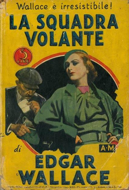 La squadra volante - Edgar Wallace - copertina