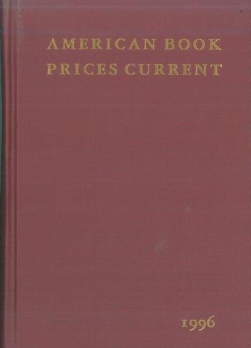 American Book Prices Current 1996. Vol. 102 - copertina