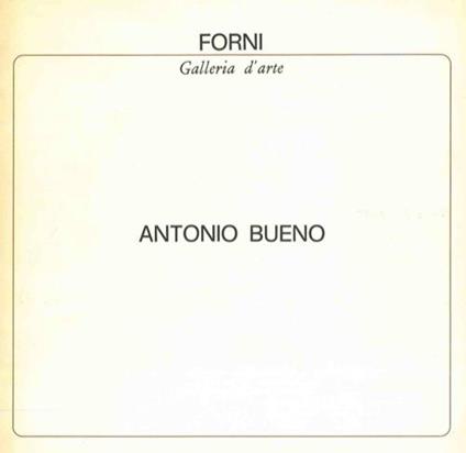 Antonio Bueno - copertina