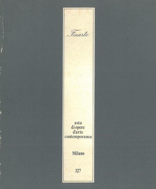 Asta di opere d'arte contemporanea - copertina