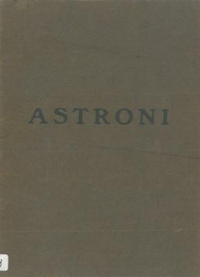 Astroni - copertina