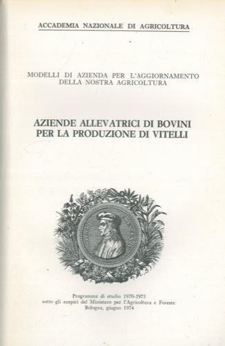 Aziende allevatrici di bovini per la produzione di vitelli - copertina