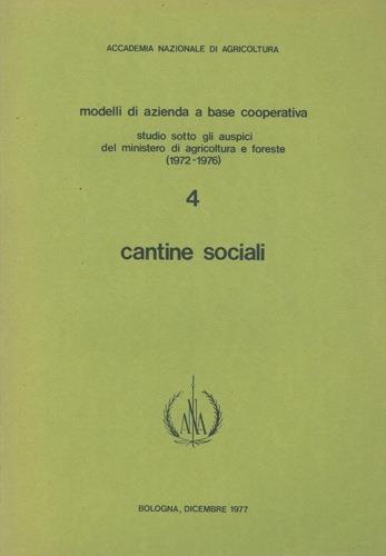 Cantine sociali - copertina