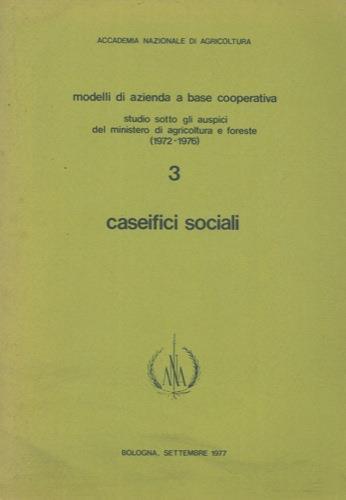 Caseifici sociali - copertina