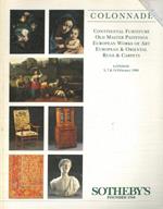Continental furniture. Old master paintings. European works of art. european & oriental rugs & carpets